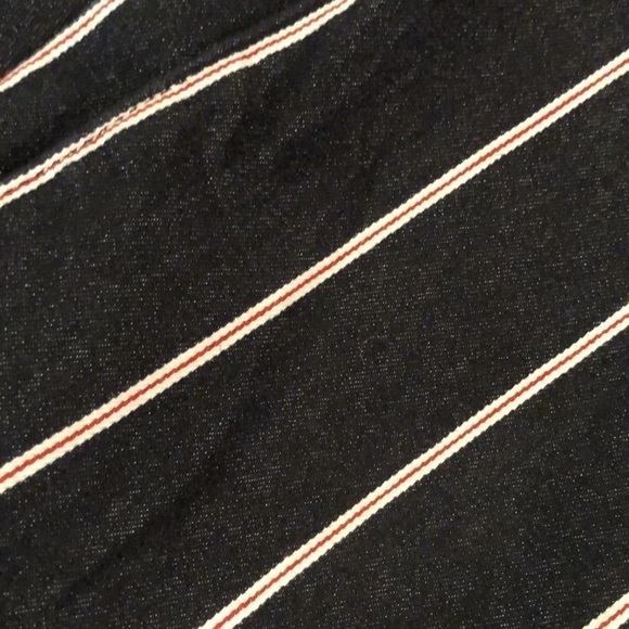 Madewell Cali Demi Boot Striped Cropped Jeans 26 - Picture 6 of 13